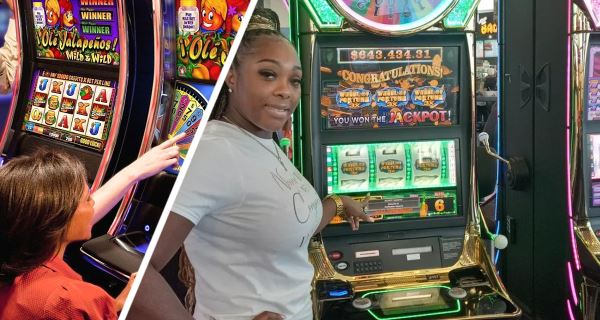 Туристка выиграла 600 тысяч долларов в игровом автомате в аэропорту